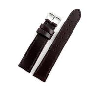 INEOUT Cinturino For Orologio Da Lavoro In Vera Pelle Retrò Con Cera D'olio, Cinturino In Pelle Di Cavallo Pazzo, 20 Mm, 22 Mm(20mm)