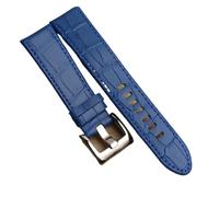 INEOUT Cinturino For Orologio Da Uomo In Vera Pelle Da 22 Mm Cinturino For Orologio Da Uomo Compatibile Con Montblanc Star Wtach Cinturino Cinturino Marrone Nero Blu(Blue)