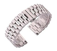 INEOUT Cinturino For Orologio In Acciaio Inossidabile 316l, Cinturino For Orologio In Metallo Massiccio Argentato Da Donna E Uomo, 16 Mm, 18 Mm, 20 Mm, 21 Mm, 22 Mm, Accessori For Cinturini(16mm)