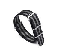 INEOUT Cinturino in Nylon for Orologio 20mm 22mm for Cinturino Casual Sostituisci Cinturino Sportivo(Bond_20mm)