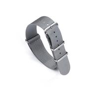 INEOUT Cinturino in Nylon for Orologio 20mm 22mm for Cinturino Casual Sostituisci Cinturino Sportivo(Gray_22mm)