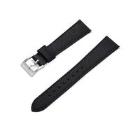 INEOUT Nuovo Design Cinturino For Orologio In Pelle Cucita Vintage A Sgancio Rapido 18mm 19mm 20mm 21mm 22mm 23mm 24mm Cinturini In Pelle Saffiano(Black,19mm)