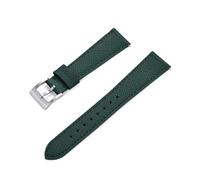 INEOUT Nuovo Design Cinturino For Orologio In Pelle Cucita Vintage A Sgancio Rapido 18mm 19mm 20mm 21mm 22mm 23mm 24mm Cinturini In Pelle Saffiano(Green,19mm)