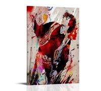 INEOUT Poster decorativo da parete con Jim Morrison The Doors e stampa artistica moderna su tela, poster decorativo per la camera da letto, 20 x 30 cm