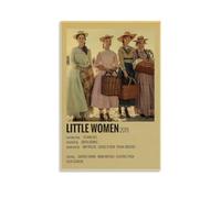INEOUT Poster decorativo da parete con piccole donne, su tela, stampa moderna, per camera da letto, 20 x 30 cm