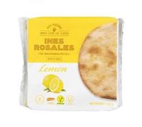 Ines Rosales Tortas all'olio di oliva dolce al limone, deliziosi biscotti vegani, snack spagnoli, 14 x 120g