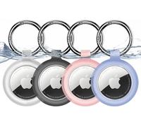 Inesore Clear Case for Apple AirTag 1/2, Waterproof Holder 4 Pack