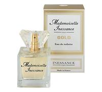 Inessance Paris - Eau de Toilette da donna Mademoiselle Inessance Gold - Profumo con note floreali e luminose, flacone chic e moderno, prodotto e confezionato in Francia, 50 ml