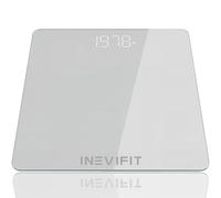 INEVIFIT Bilancia pesapersone, bilancia pesapersone digitale ad alta precisione, misura il peso per più utenti. argento grande piattaforma 11.8 "x11.8"