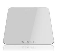 INEVIFIT Bilancia pesapersone, bilancia pesapersone digitale ad alta precisione, misura il peso per più utenti. argento grande piattaforma 11.8 "x11.8"