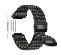 INF 1 cinturino di ricambio in nylon intrecciato compatibile con G-SHOCK Casio GA2100 GA110, chiusura magnetica, 22,5 x 2,2 cm