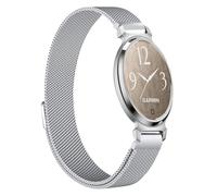 INF 1 cinturino per orologio in acciaio inox milanese, compatibile con Garmin Lily 2, chiusura magnetica, 18 x 1,4 cm