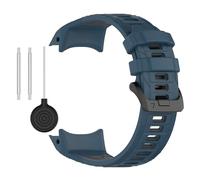 INF 1 cinturino per orologio in silicone bicolore, compatibile con Garmin Instinct 3, traspirante, con chiusura