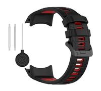 INF 1 cinturino per orologio in silicone bicolore, compatibile con Garmin Instinct 3, traspirante, con chiusura
