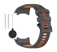 INF 1 cinturino per orologio in silicone bicolore, compatibile con Garmin Instinct 3, traspirante, con chiusura