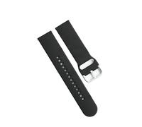 INF 1 cinturino per orologio in silicone nero per Fitbit Versa 2 Lite, impermeabile, traspirante, con fibbia, 12 x 8 cm