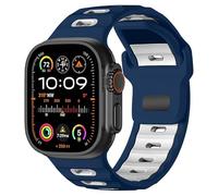 INF 1 elegante cinturino in silicone compatibile con Apple Watch 42, 44, 45, 46, 49 mm, 23 x 1,4 cm