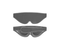 INF 1 mascherina per dormire 3D regolabile, design separato per cavità oculare, poliestere, grigio scuro, 69,5 cm