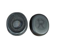 INF 1 paio di cuscinetti di ricambio per Jabra Evolve 30, in pelle proteica, colore nero, 6,5 x 5,5 cm