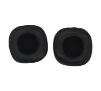 INF 1 paio di cuscinetti in pelliccia di agnello per cuffie Bluetooth Marshall III, colore nero, 7 x 7 cm