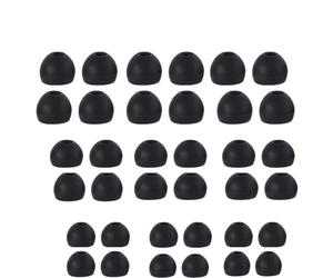 INF 18 paia di cuscinetti auricolari in silicone per cuffie intrauricolari da 4,5-6 mm, 3 misure, 6 paia ciascuno, cuscinetti auricolari in silicone di ricambio, punte di ricambio per auricolari