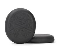 INF 2 cuscinetti auricolari neri perforati in pelle proteica, compatibili con cuffie wireless Logitech H800