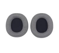 INF 2 cuscinetti di ricambio in lino grigio per cuffie SteelSeries Arctis Nova Pro, 9,5 x 8,5 cm, nero