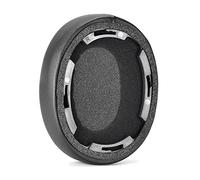 INF 2 cuscinetti di ricambio per Audio-Technica ATH-SR50BT, in pelle proteica nera e memory foam, 9,5 x 7,5 cm