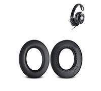 INF 2 cuscinetti di ricambio per cuffie Panasonic RP-HTX7 HTX9, in pelle proteica, nero, 9 x 7,5 cm