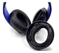 INF 2 cuscinetti di ricambio per cuffie wireless Sony PS3 PS4 7.1 Gold, in pelle PU e memory foam, 10 x 10 cm
