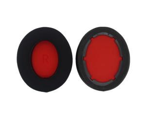 INF 2 tappi in gel per cuffie 1MORE SonoFlow, maggiore comfort, nero e rosso, 10 x 8 cm