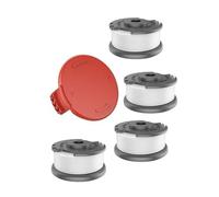 INF 4 bobine per decespugliatore Einhell GE-CT 18/28 Li TC, nero/rosso, 5,65 x 2,4 cm, con 1 copertura