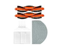 INF Accessori di ricambio per aspirapolvere robot Xiaomi E10/B112/E12, accessori lavabili, 2 spazzole per la testina, 4 spazzole laterali, 2 filtri HEPA, 4 salviette