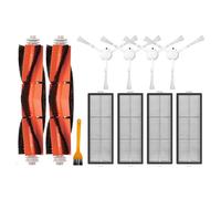 INF Accessori di ricambio per Dreame Bot D10 Plus RLS3D, accessori per aspirapolvere, 2 spazzole principali, 4 filtri, 4 spazzole laterali, 1 strumento di pulizia