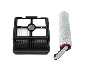 INF Accessori di ricambio per Dreame H12 Pro, accessori per robot aspirapolvere, materiale ABS/filtro in cotone/fibra, 1 spazzola principale, 1 filtro