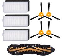 INF Accessori di ricambio per Ecovacs DEEBOT 600/601/605 DO3G-KTA, accessori per aspirapolvere robot, 1 spazzola principale, 4 spazzole laterali, 3 filtri HEPA