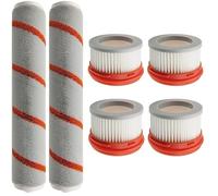 INF Accessori di ricambio per Xiaomi Dreame V8/V9/V10, spazzole a rullo filtranti 6 pezzi, 2 spazzole a rullo, 4 filtri