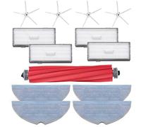 INF Accessori di Ricambio per Xiaomi Roborock S7 S7+S7 Plus S7 MaxV Plus Ultra T7 T7S T7 Plus T7S Plus, Spazzola Principale, spazzole Laterali, filtri Aria HEPA ad Alta efficienza, salviette