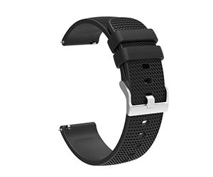 INF Bracciale compatibile con Garmin, Samsung, per Huawei, cinturini per orologi 20mm, cinturino in silicone, cinturino di ricambio per uomo e donna