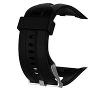 INF Bracciale per Garmin Forerunner 10/15, cinturino di ricambio, cinturino per orologio, cinturino per fitness tracker in silicone nero