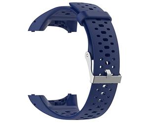 INF Cinturino compatibile per Polar M400/M430, Silicone, Nero, Cinturino di ricambio per Polar M400/M430