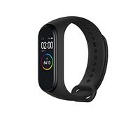 INF Cinturino di ricambio compatibile con Xiaomi Mi Band 3/4 / Cinturino accessorio in silicone/Cinturino sportivo/Bracciale sostituibile, colore nero