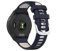 Cinturino per orologio in silicone Garmin Forerunner 265 / 265 Music DarkBlue