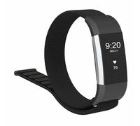 INF Cinturino per Fitbit Charge 2 Cinturino intercambiabile in nylon Nero