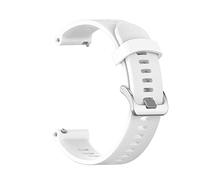INF Cinturino per orologio Garmin Forerunner 245 Silicone Bianco 20 mm