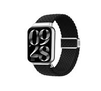 INF Cinturino per Xiaomi Smart Band in nylon intrecciato nero ossidiana