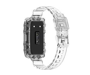 INF Cinturino trasparente per cassa dell'orologio per Huawei Band 7/6/6 Pro, Honor Bnad 7/6