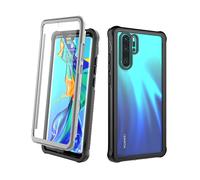 INF con protezione schermo Custodia per cellulare per Huawei P30 Pro, nero e grigio