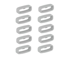 INF Confezione da 10 passanti per cinturini per orologi larghi 20 mm, passanti per cinturini di ricambio, passante in silicone, pratico passante di ricambio