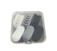 INF Confezione da 12 mascelle in silicone per esercitatori masseteri, allena il viso, facile da usare, abbellisce la mascella, rafforza i muscoli facciali